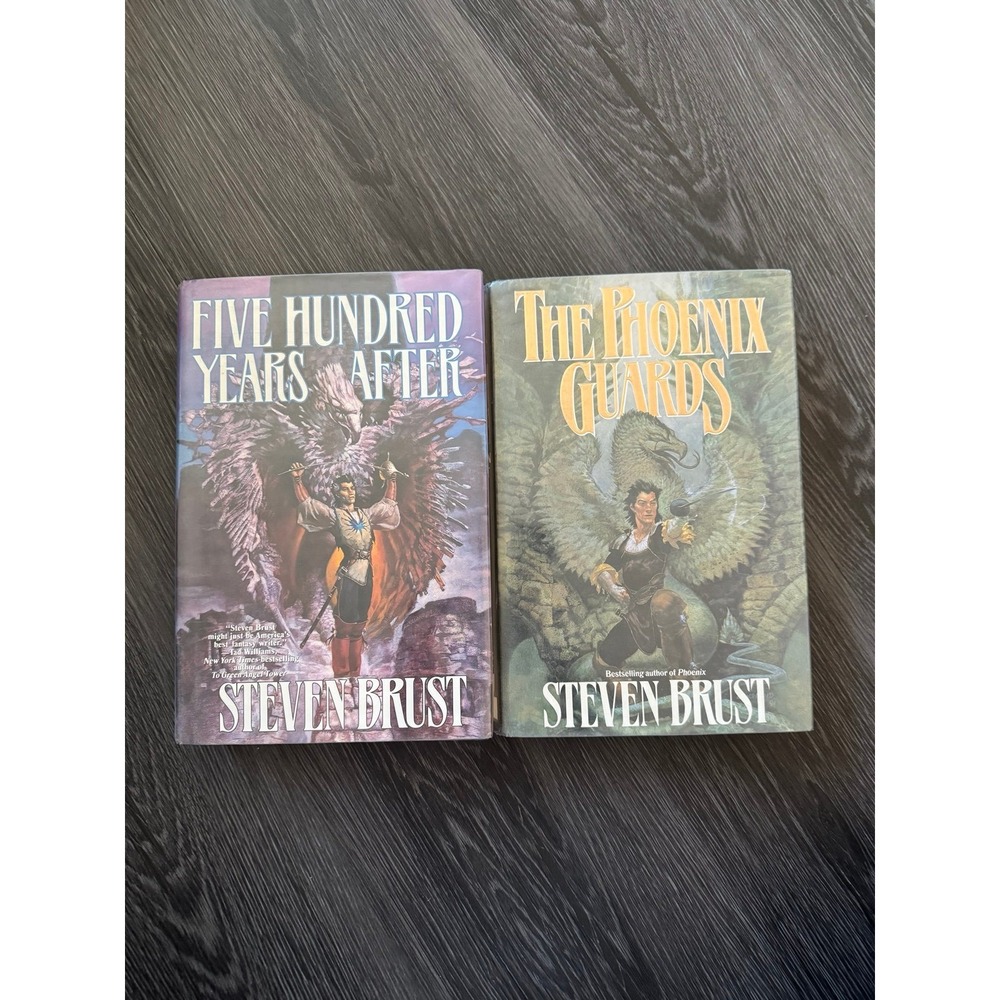 Two Steven Brust Hardcover Fantasy Dragaera Books